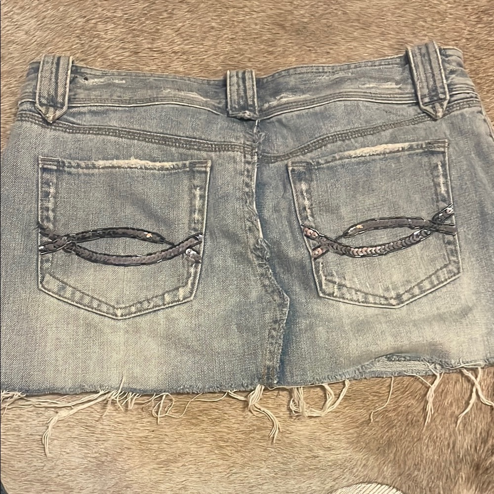 Abercrombie & Fitch Blue Mini Skirt Casual